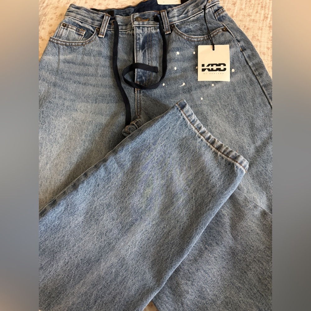 Kbb Faded Blue Relaxed Jeans - Picture 6 of 7